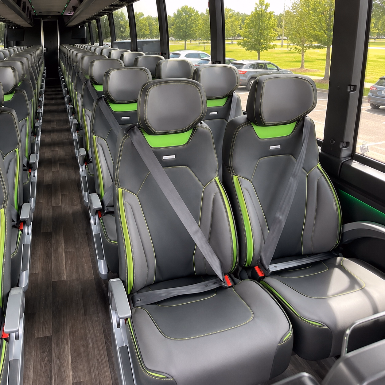 lemoore charter bus rental inside