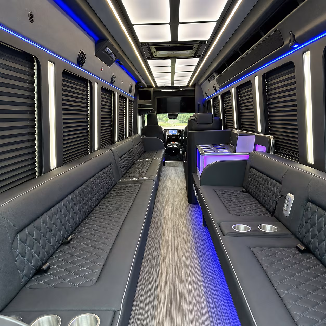 madera concert party bus rental