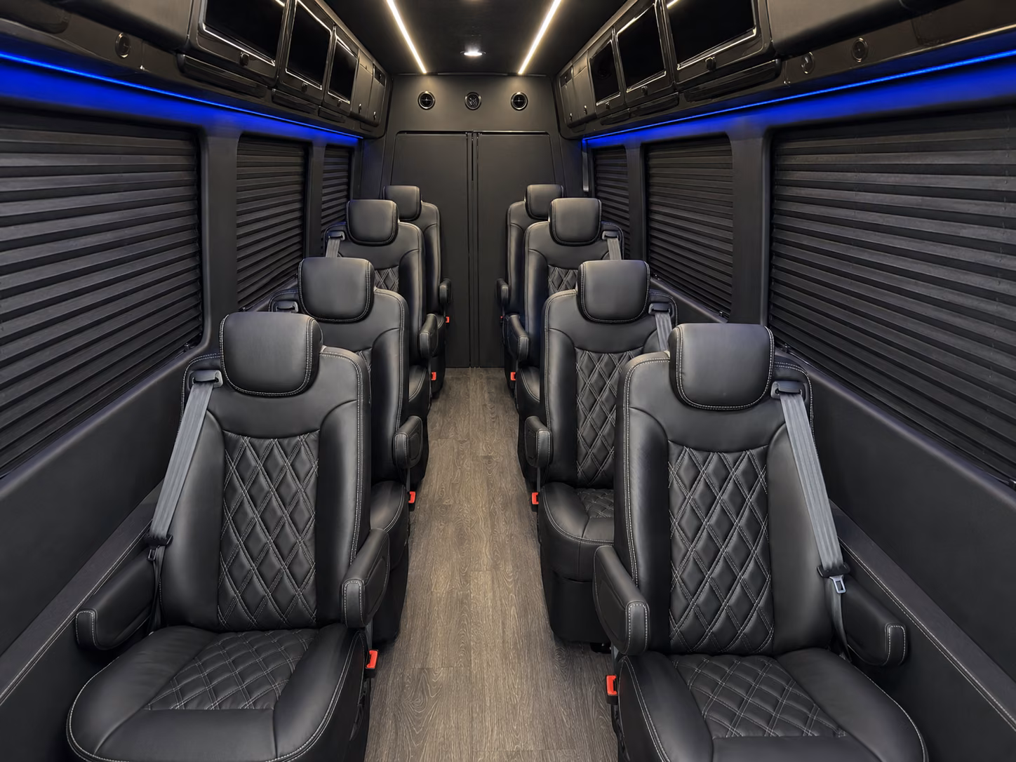 madera corporate event transportation onboard seating