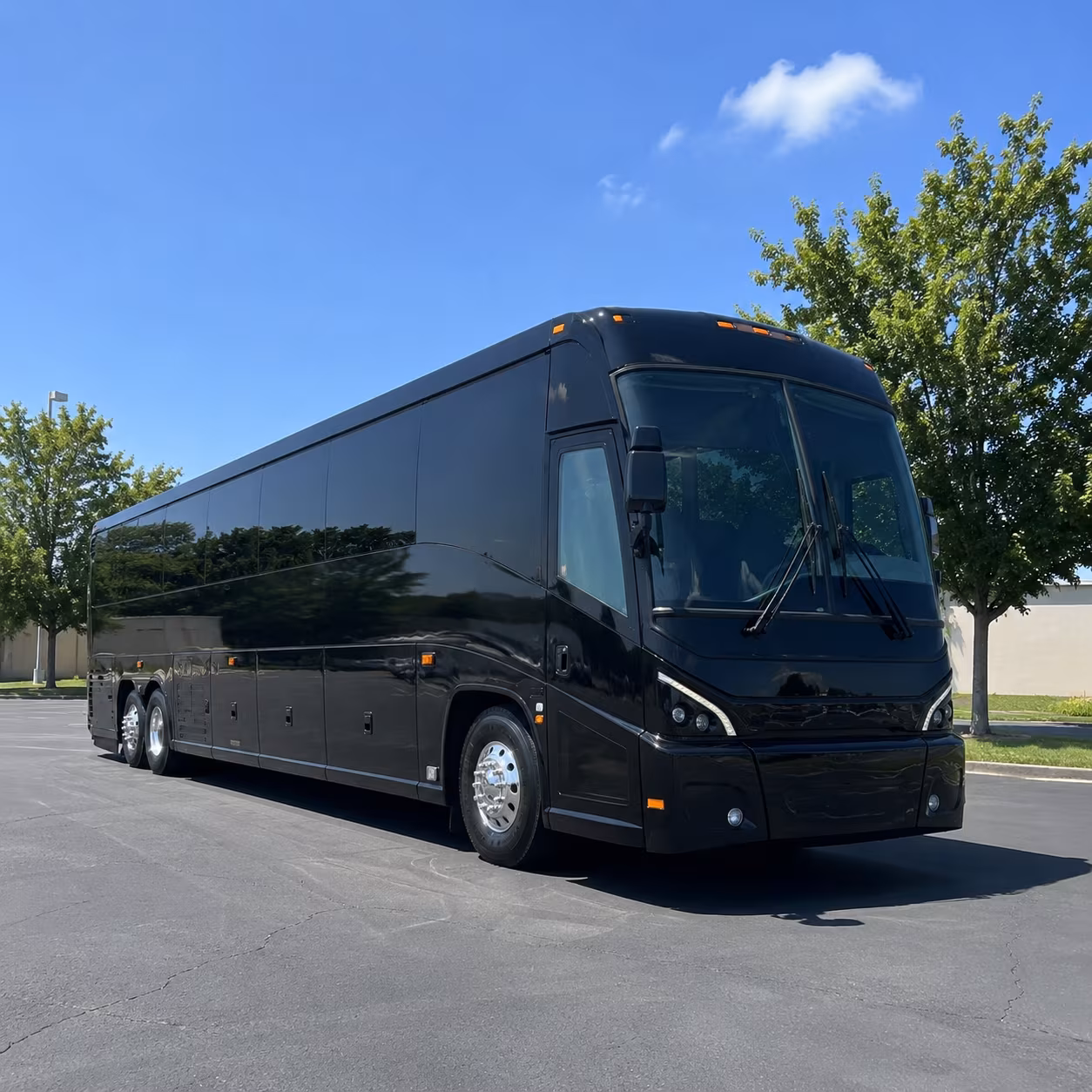 manteca comfortable charter buses for government military personnel