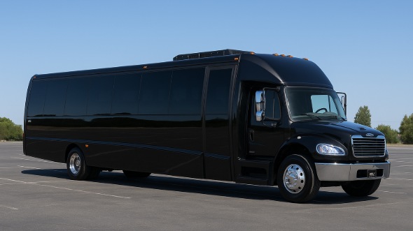 Exterior of Charter Bus Company Madera's 15 Passenger Minibus in Madera