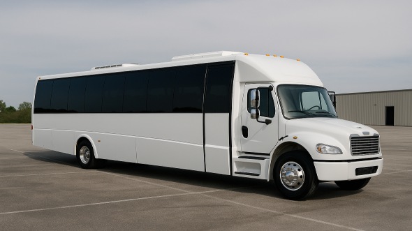 Exterior of Charter Bus Company Madera's 18 Passenger Minibus in Madera