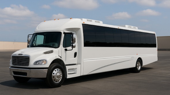 Exterior of Charter Bus Company Madera's 30 Passenger Minibus in Madera