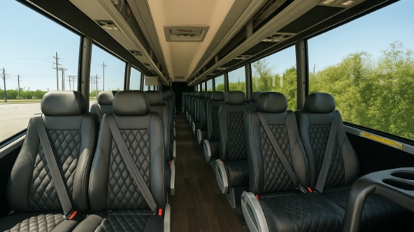 madera 18 passenger minibus inside