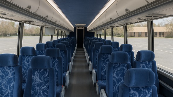 madera 54 passenger charter bus rental