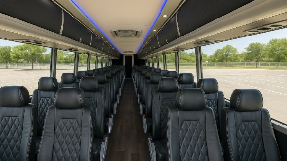 madera 55 passenger charter bus rental